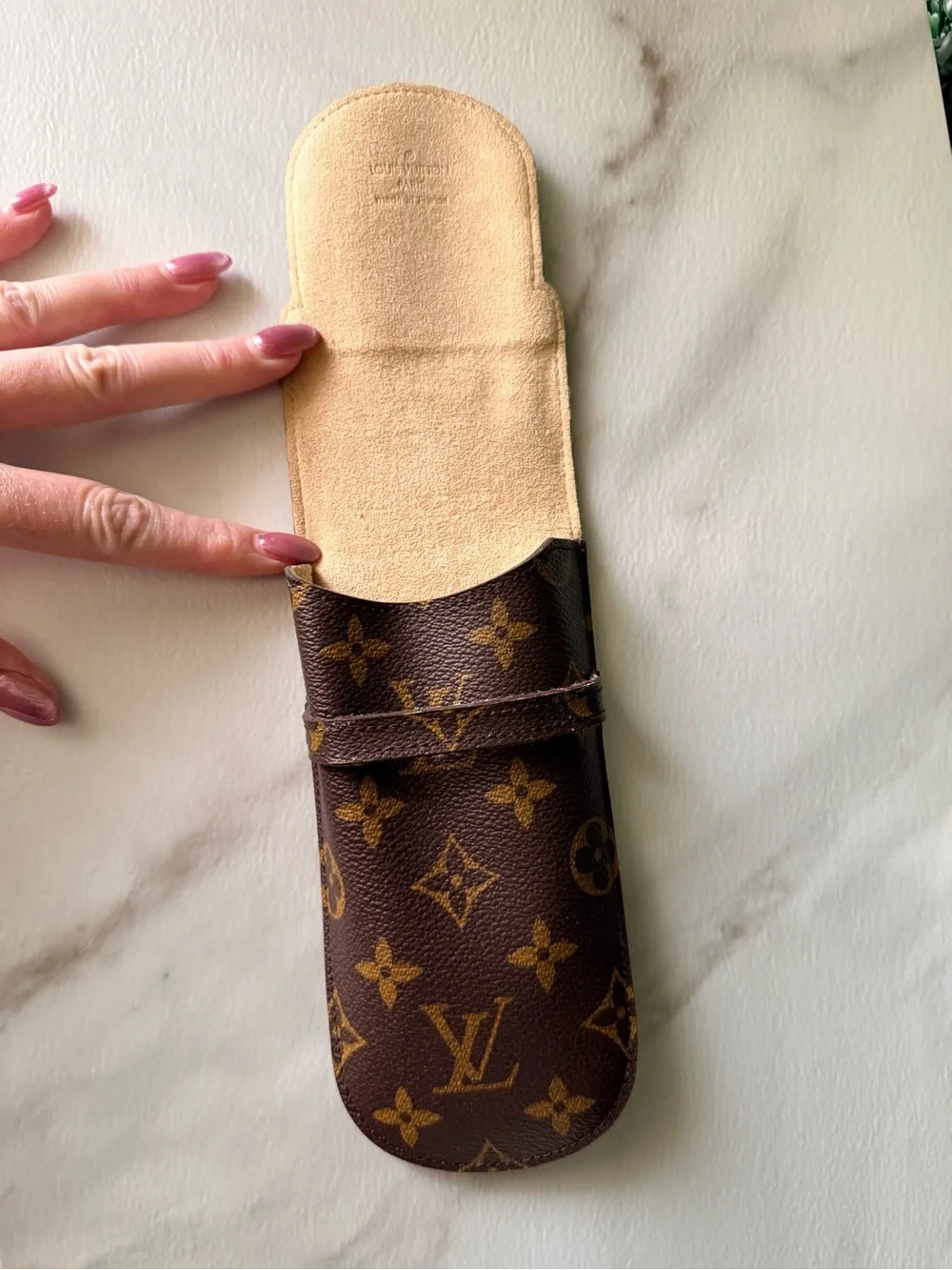 Louis Vuitton Monogram Sunglass/Eyeglass Case Authentic
